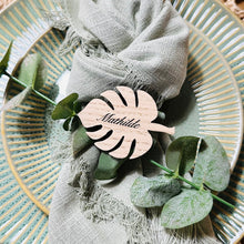 Indlæs billede til gallerivisning Bordkort - Monstera blad