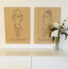 Indlæs billede til gallerivisning Fødselsplakat 1:1