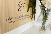 Indlæs billede til gallerivisning Fødselsplakat 1:1