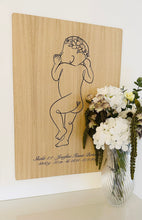 Indlæs billede til gallerivisning Fødselsplakat 1:1