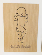 Indlæs billede til gallerivisning Fødselsplakat 1:1