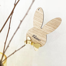 Indlæs billede til gallerivisning Kanin m. navn & sløjfe