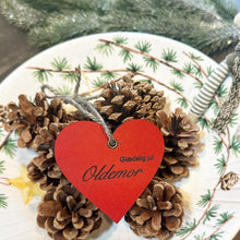 Indlæs billede til gallerivisning Julehjerte - Læder