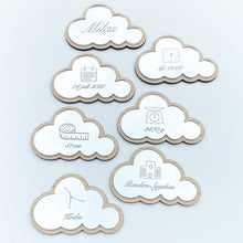 Indlæs billede til gallerivisning Fødselstavle - Små skyer