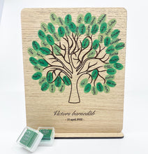 Indlæs billede til gallerivisning Fingeraftryks tavle - Livets træ