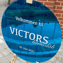 Indlæs billede til gallerivisning Velkomstskilt Ø50 cm
