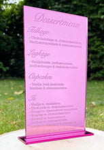 Indlæs billede til gallerivisning Menukort