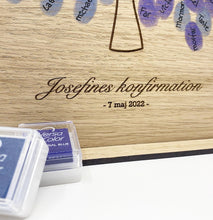 Indlæs billede til gallerivisning Fingeraftryks tavle - Livets træ