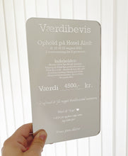 Indlæs billede til gallerivisning Værdibevis