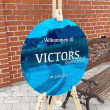 Indlæs billede til gallerivisning Velkomstskilt Ø50 cm