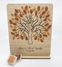 Indlæs billede til gallerivisning Fingeraftryks tavle - Livets træ
