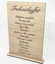 Indlæs billede til gallerivisning Menukort