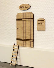 Indlæs billede til gallerivisning Nissedør m. tilbehør