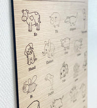 Indlæs billede til gallerivisning Tavle - Dyr