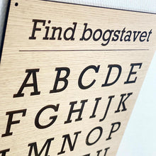Indlæs billede til gallerivisning Tavle - Bogstaver