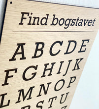 Indlæs billede til gallerivisning Tavle - Bogstaver