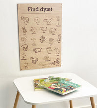 Indlæs billede til gallerivisning Tavle - Dyr