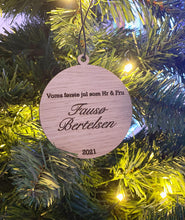 Indlæs billede til gallerivisning Julekugle - Hr & Fru