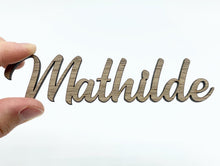 Indlæs billede til gallerivisning Bordkort - Udskåret navn