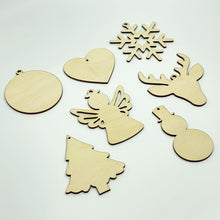 Indlæs billede til gallerivisning Tegn selv julemotiver - 7 pack