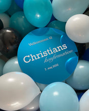 Indlæs billede til gallerivisning Velkomstskilt Ø50 cm