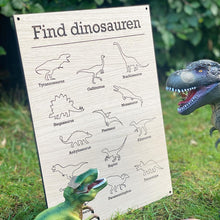 Indlæs billede til gallerivisning Tavle - Dinosaurer
